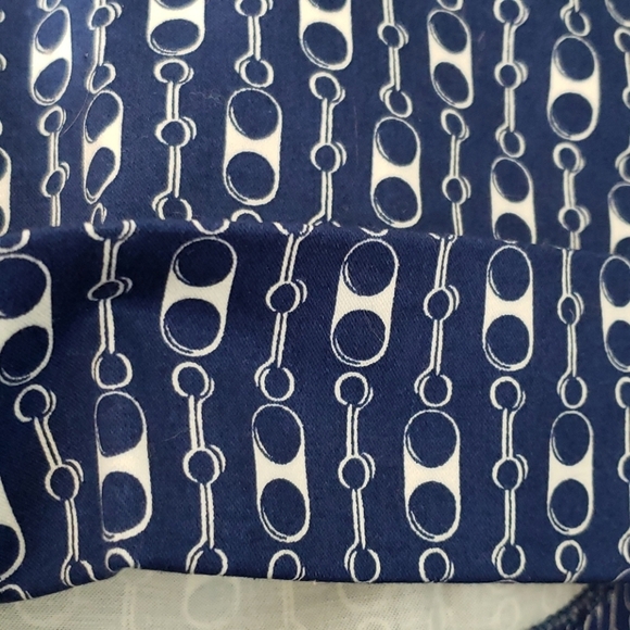 NY&CO Blue Shorts w/Chain Pattern Size 0 - Picture 7 of 8